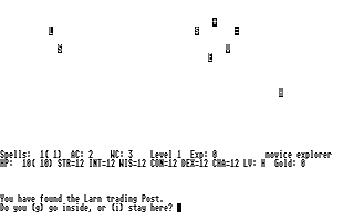 Caverns of Larn (The) atari screenshot